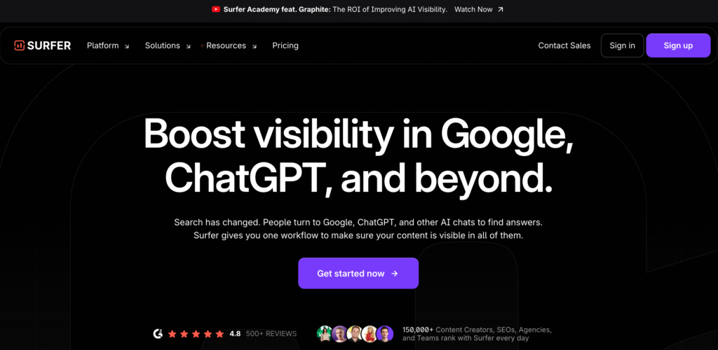surfer seo ai tools for business