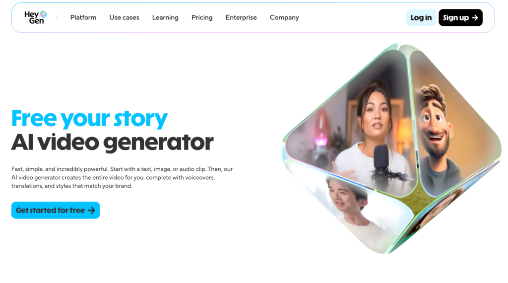 HeyGen ai video creation tool